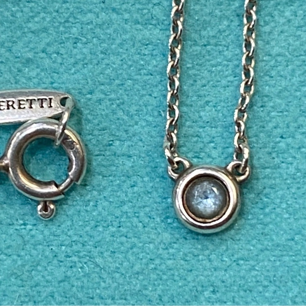 Tiffany & co Color by the Yard aquamarine necklace